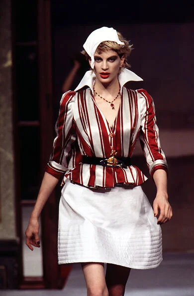 スカート Vivienne Westwood Stripe Ballon Skirt Vintage 90's VIVIENNE WESTWOOD Skirt / SS 1994 Cafe Society